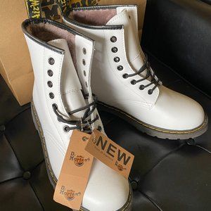 Dr. Martens *style* 1460  White Lined Boots USL 11